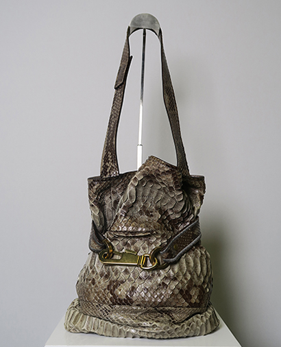 Python Joan Bucket Bag, front view